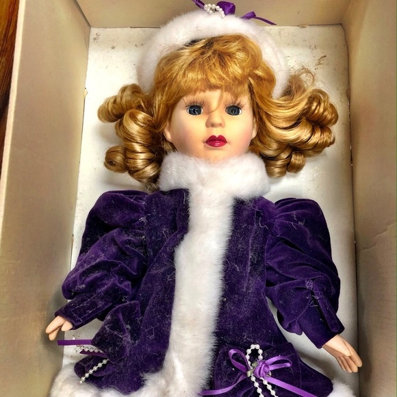 Porcelain Doll NWOT - Picture 2 of 7